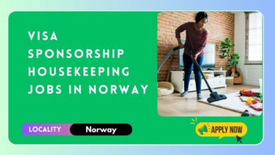 Visa Sponsorship Housekeeping Jobs in Norway
