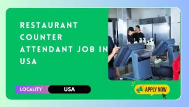 Restaurant Counter Attendant Job in USA