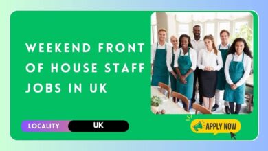 Weekend Front of House Staff Jobs in UK
