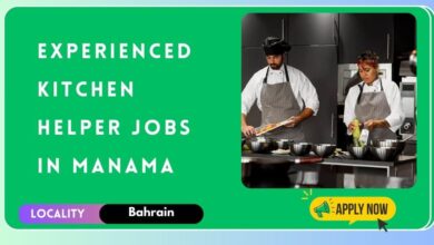 Experienced Kitchen Helper Jobs in Manama
