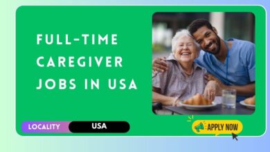 Full-Time Caregiver Jobs in USA