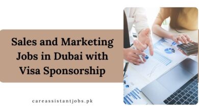 Sales and Marketing Jobs in Dubai with Visa Sponsorship