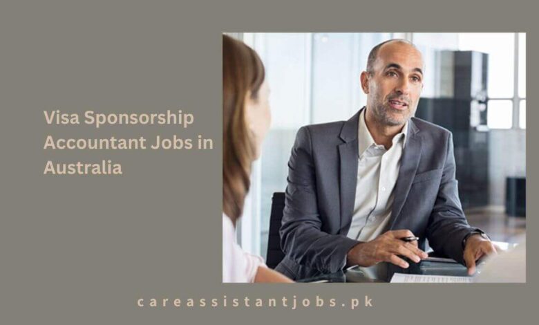 Visa Sponsorship Accountant Jobs in Australia