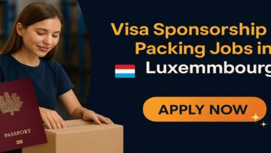 Visa Sponsorship Packing Jobs in Luxembourg
