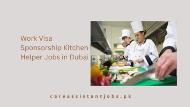 Work Visa Sponsorship Kitchen Helper Jobs in Dubai