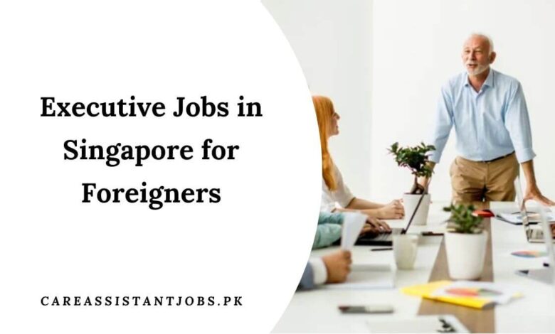 Executive Jobs in Singapore for Foreigners
