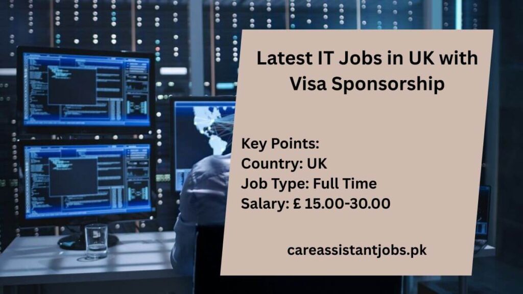 Latest IT Jobs in UK with Visa Sponsorship