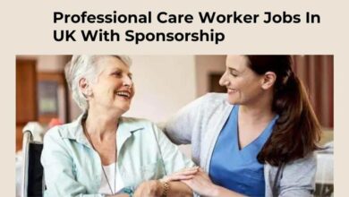 Professional Care Worker Jobs In UK With Sponsorship